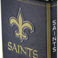 New Orleans Saints Plastic Hip Flask, 7-ounce
