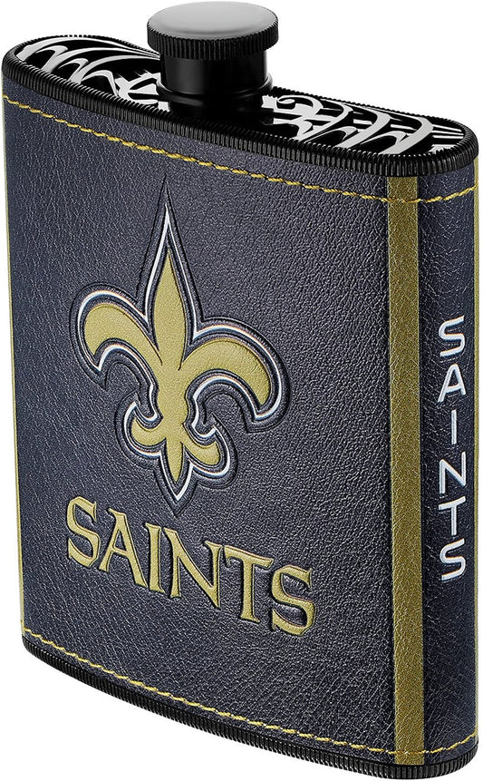 New Orleans Saints 플라스틱 힙 플라스크, 7온스 