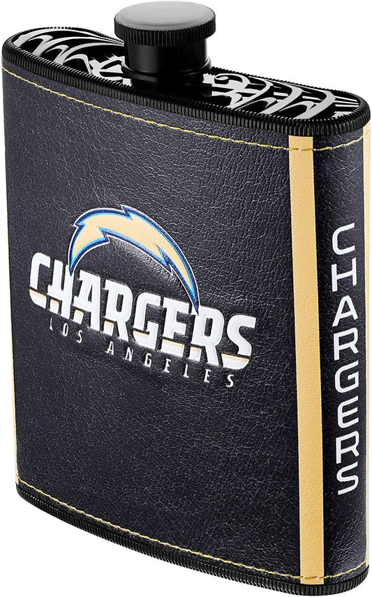 Petaca de plástico Los Angeles Chargers, 7 onzas 