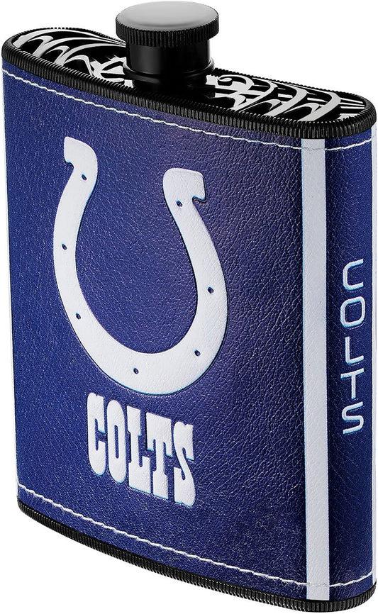 Petaca de plástico de los Indianapolis Colts, 7 onzas 