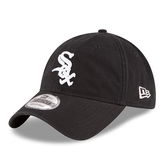 New Era MLB Chicago White Sox Black Core Classic Twill 9Twenty gorra ajustable