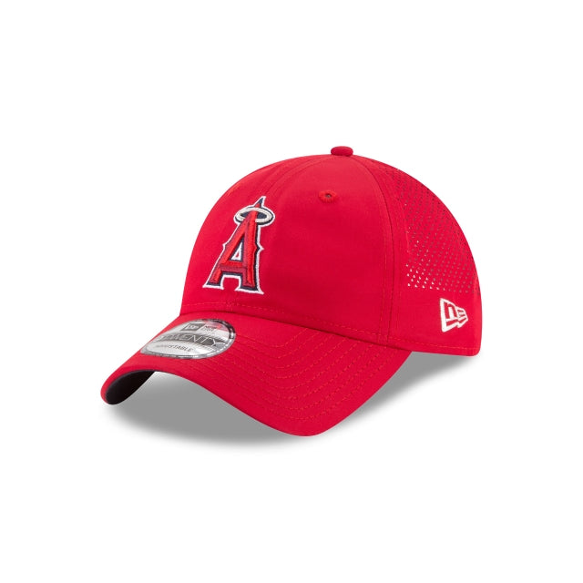 Gorra ajustable Los Angeles Angels Perforated Pivot 9TWENTY de New Era - Rojo