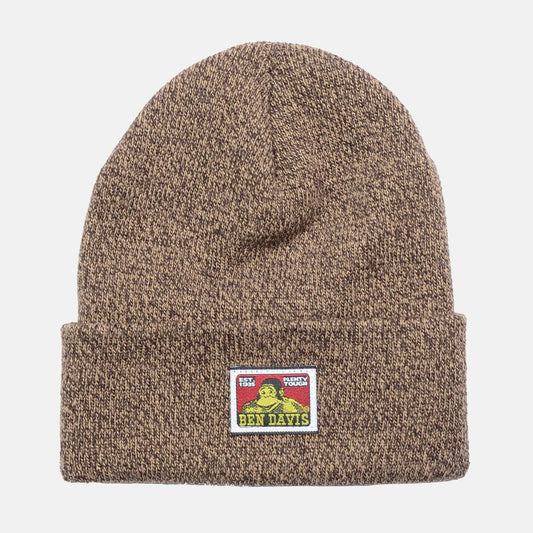 Gorra Ben Davis Acrylic Cuffed Beanie Skull - Marled Brown