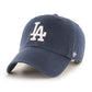 '47 MLB 로스앤젤레스 다저스 클린업 조절식 모자 네이비/화이트