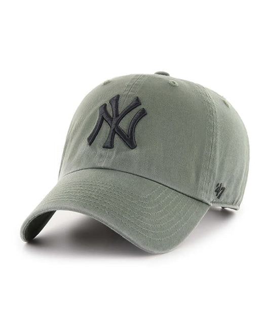 '47 Brand MLB New York Yankees Clean Up Gorra ajustable verde musgo/negro