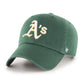 '47 브랜드 MLB Oakland Athletics 클린업 조절식 모자 그린