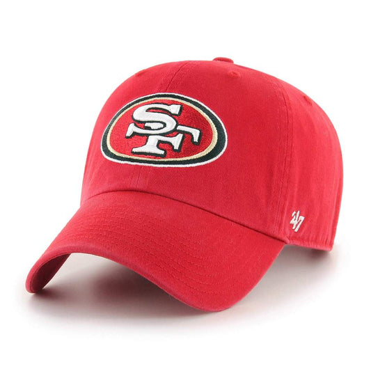 '47 브랜드 SAN FRANCISCO 49ERS 블랙 47 클린 업 레드