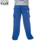 Pro Club Men's Heavyweight Fleece Cargo Sweatpants Royal Blue