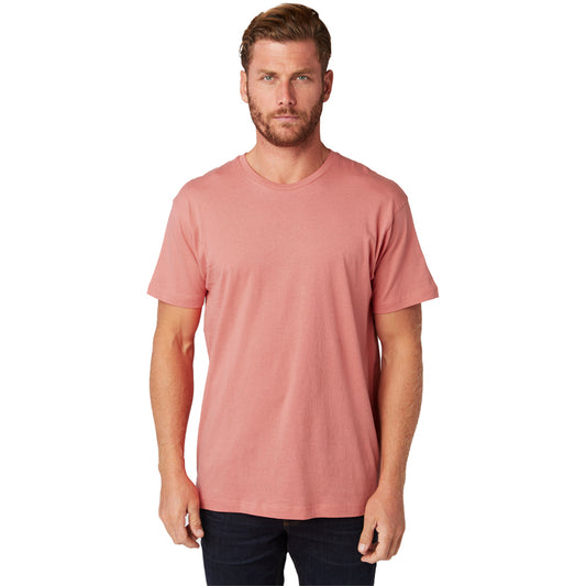 Pack de 3 camisetas unisex de manga corta con cuello redondo y lavado suave Dust Rose