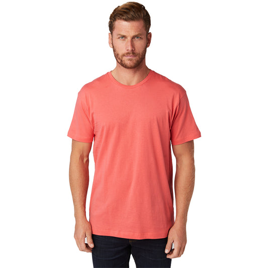 Pack de 3 camisetas unisex de manga corta con cuello redondo y lavado suave Coral