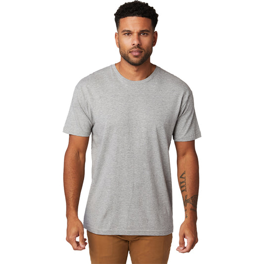 Paquete de 3 camisetas unisex de manga corta con cuello redondo y lavado suave ATHLETIC HEATHER