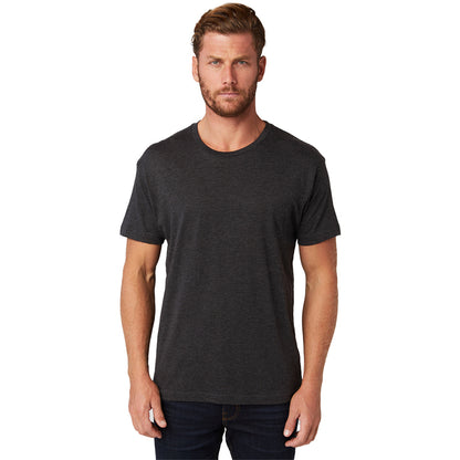 Unisex Soft-washed Short Sleeve Crew Neck T-Shirt 3Pack CHARCOAL HEATHER
