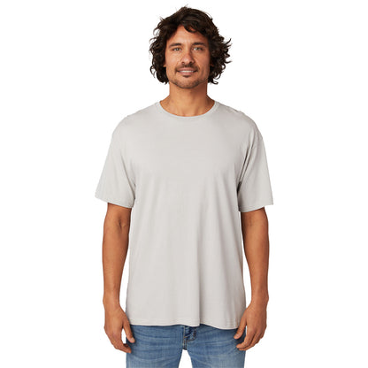 Unisex Soft-washed Short Sleeve Crew Neck T-Shirt 3Pack Sliver